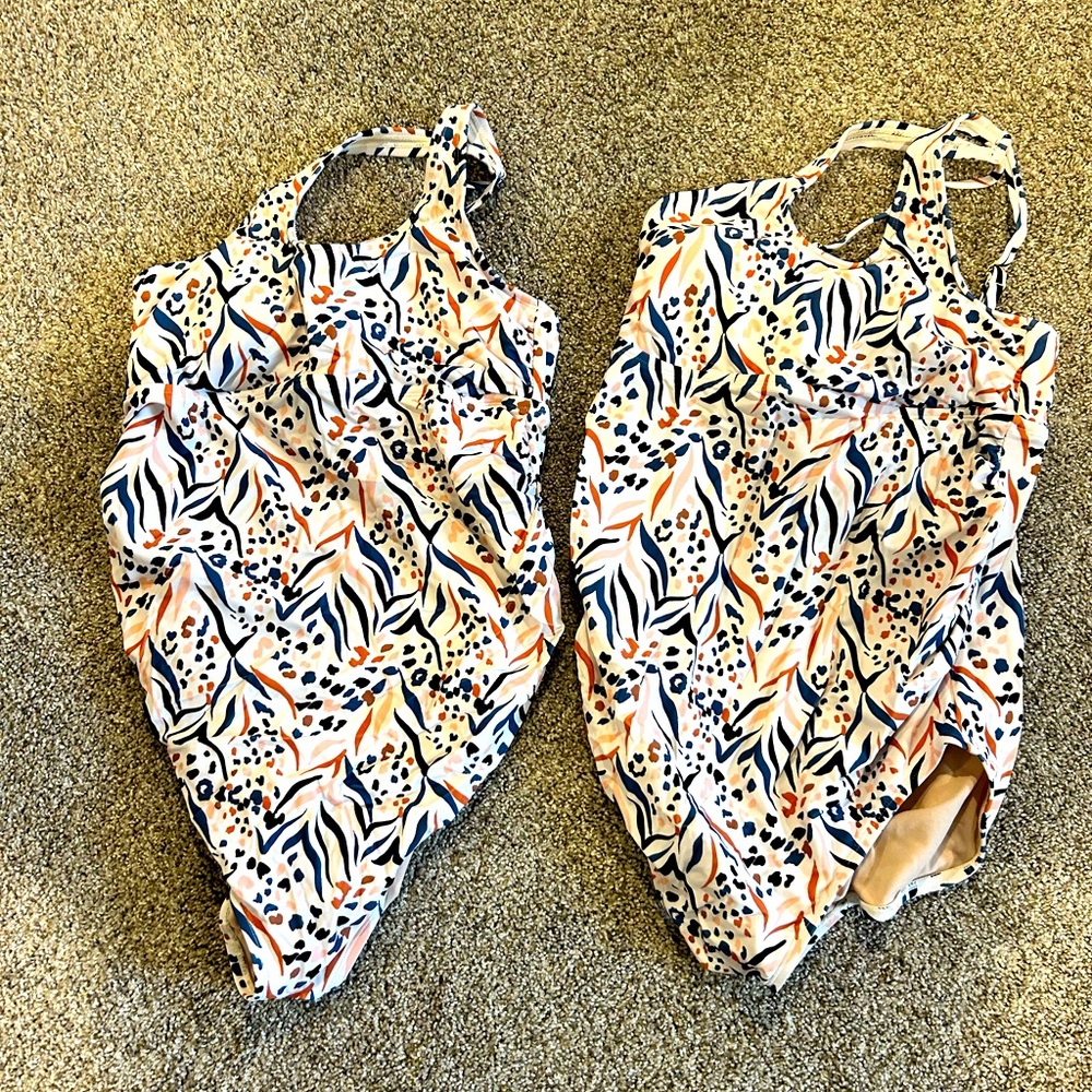 Maternity one piece swimsuits - two